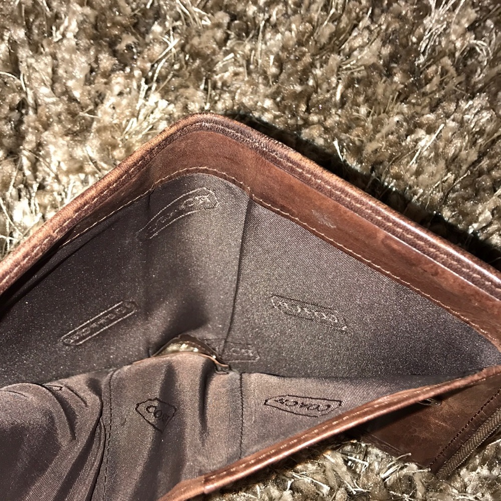 COACH Wallet Brown Leather. Genuine/Authentic - Picture 6 of 12